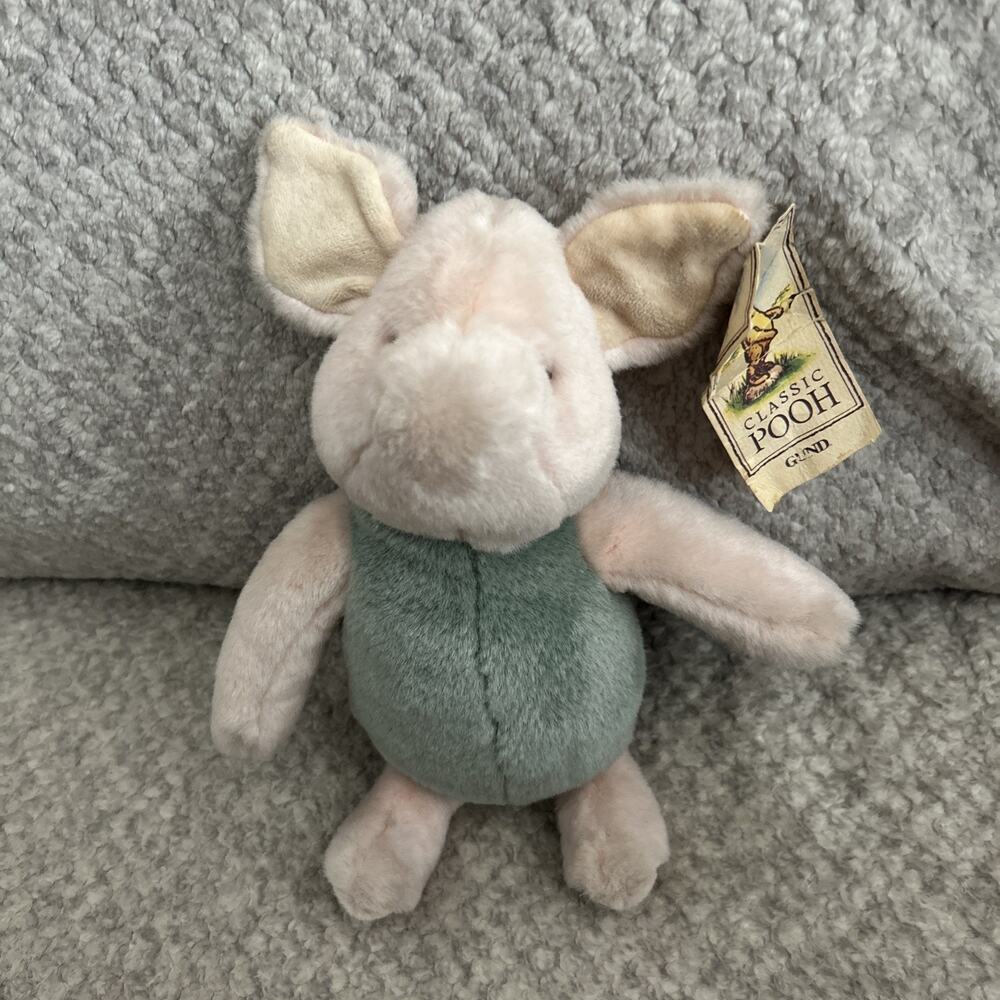 GUND Disney Classic Winnie the Pooh Piglet Stuffed Animal 10" Plush With Tag
